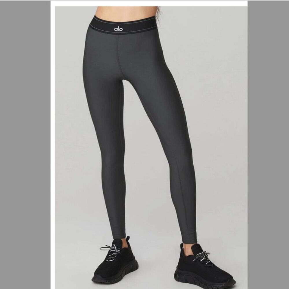 Alo small Airlift High-Waist Suit Up Legging   Anthracite/Black